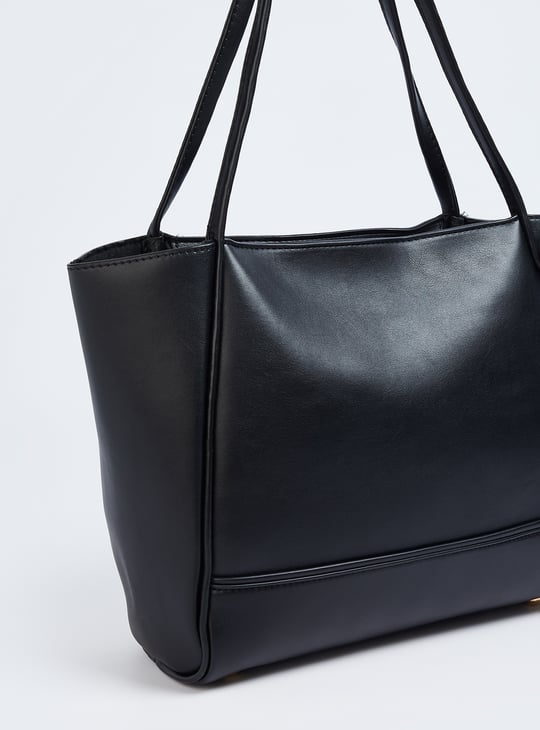 Women Solid Tote Bag