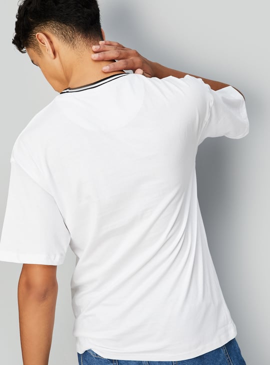 Boys Oversized Printed T-shirt with Pocket