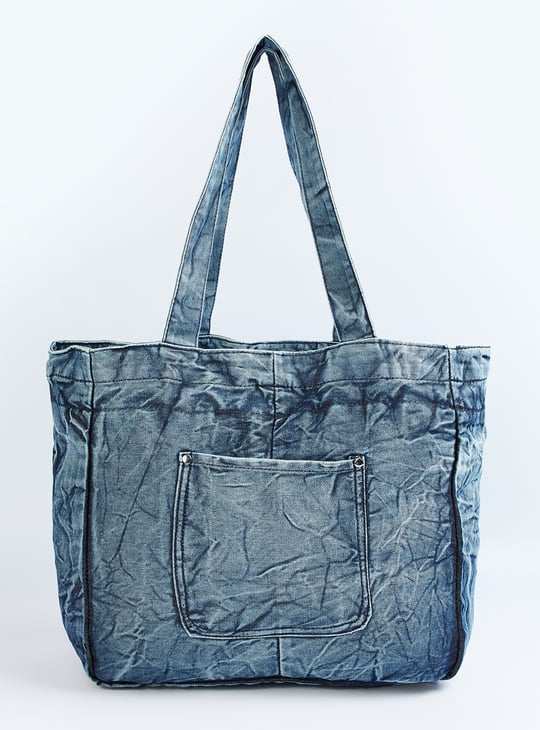 Women Denim Shopper Bag