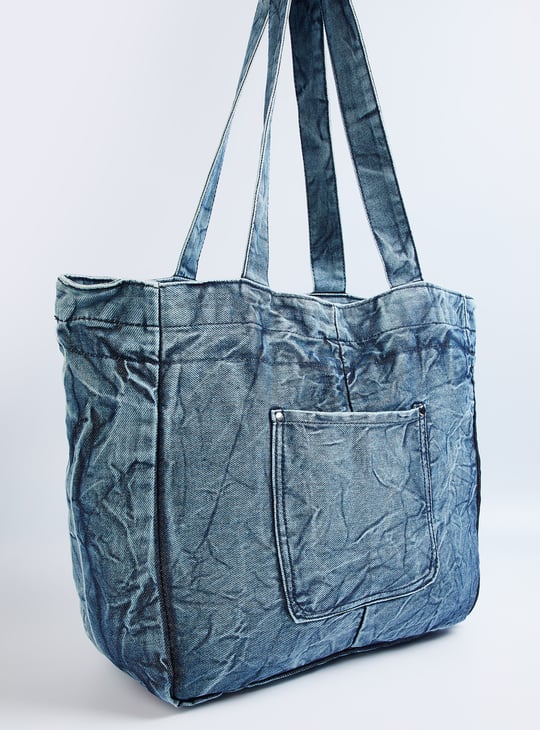 Women Denim Shopper Bag