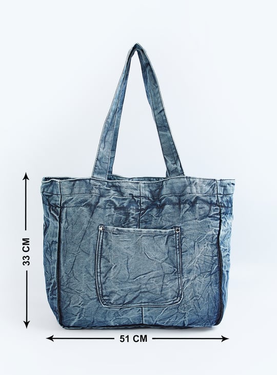 Women Denim Shopper Bag