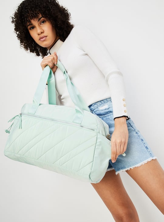 Women Quilted Duffle Bag