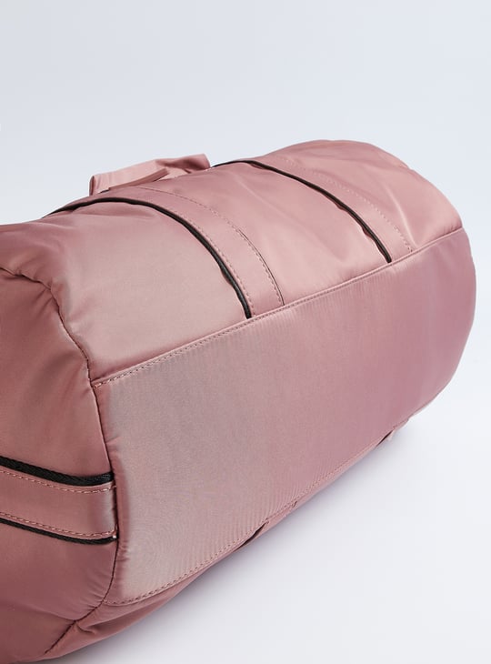 Women Solid Duffle Bag