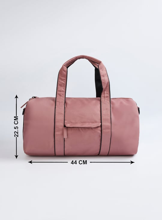 Women Solid Duffle Bag