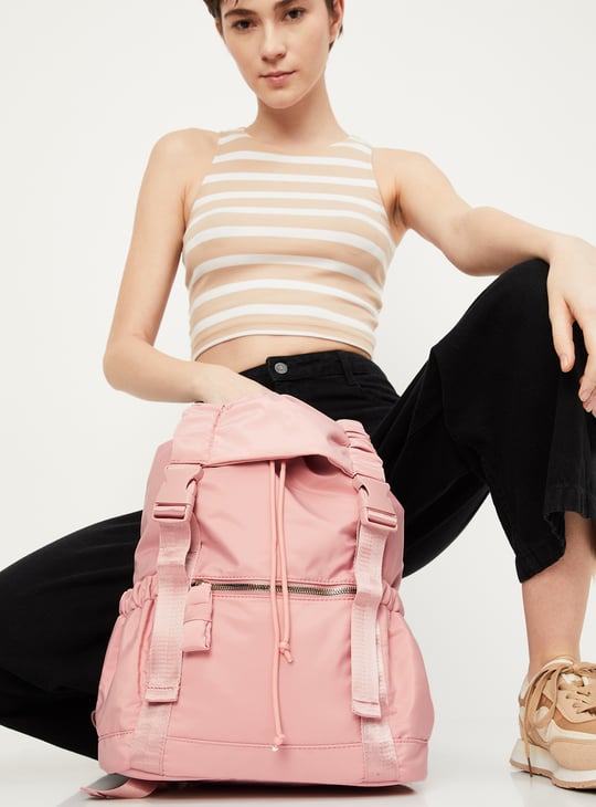 Women Solid Backpack
