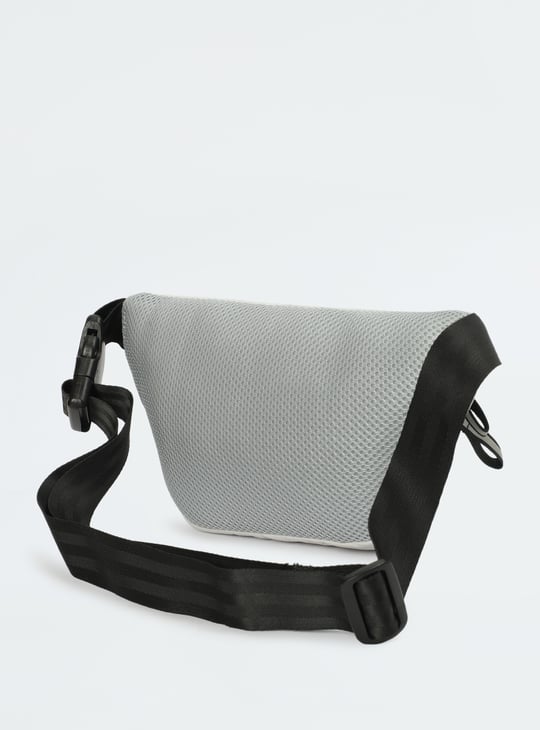 Men Solid Waist Bag