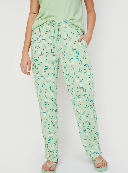 Women Floral Printed PJ Set