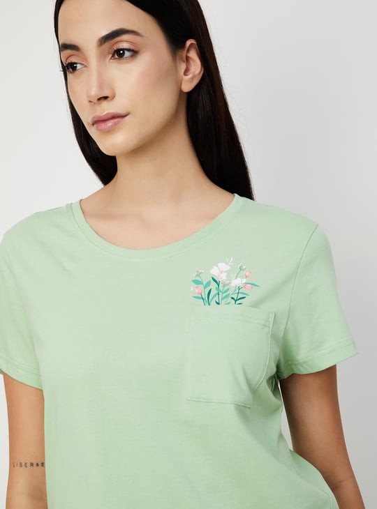 Women Floral Printed PJ Set