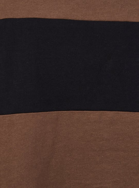 Women Striped Polo T-shirt