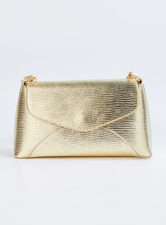 Women Metallic Envelope Shoulder Bag