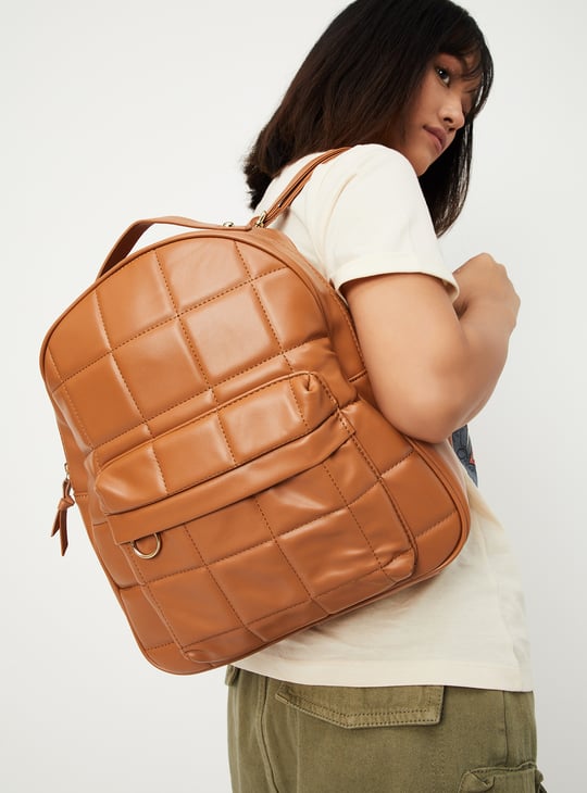 FENNEC [29CM Exclusive] BERRY POCKET BACKPACK CHECK BROWN