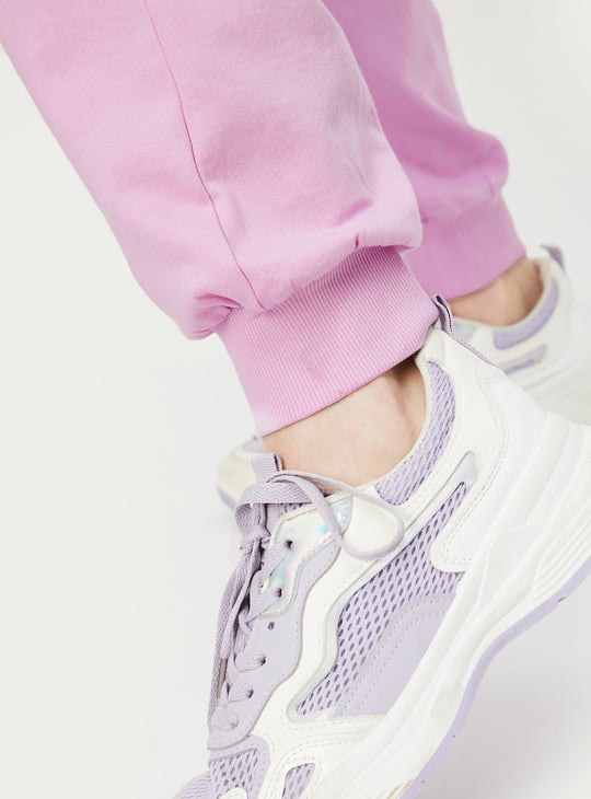 Women Solid Relaxed Fit Cargo Joggers