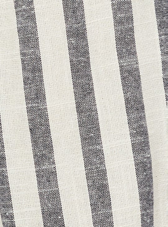 Men Striped Drawstring Waist Pants