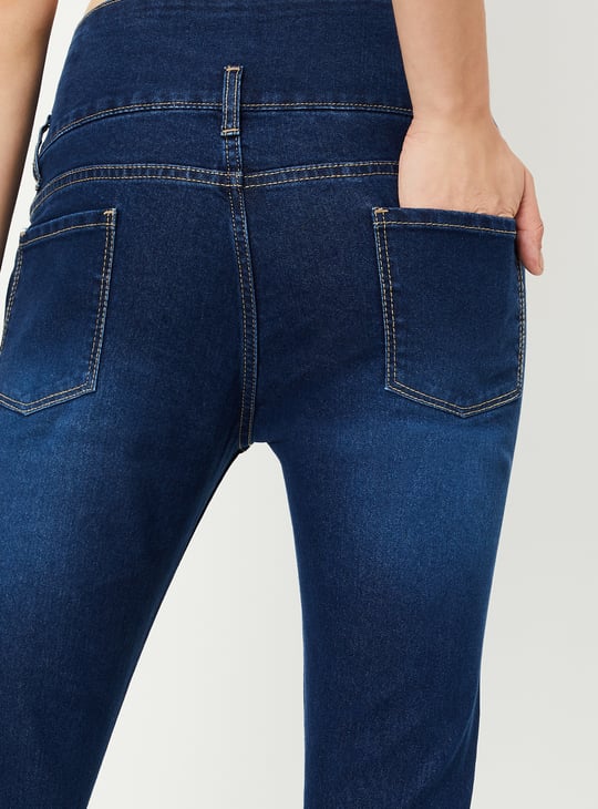 Women Washed Skinny Fit Jeans