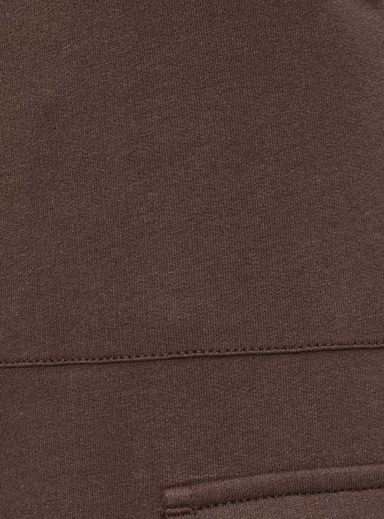 Women Solid Cargo Track Pants