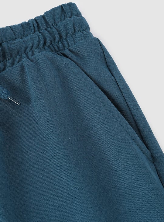 Boys Solid Cargo Joggers