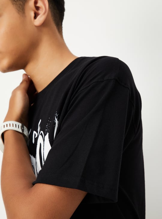 Boys Oversized Venom Printed T-shirt