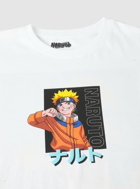 Buy Boys Oversized Naruto Printed T-shirt Online at just Rs. 499.0