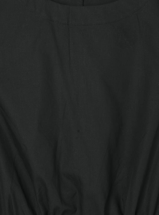 Girls Solid Crop Top