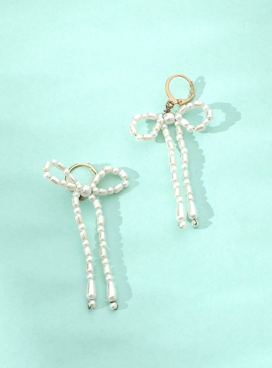 Women Beaded Drop Earrings