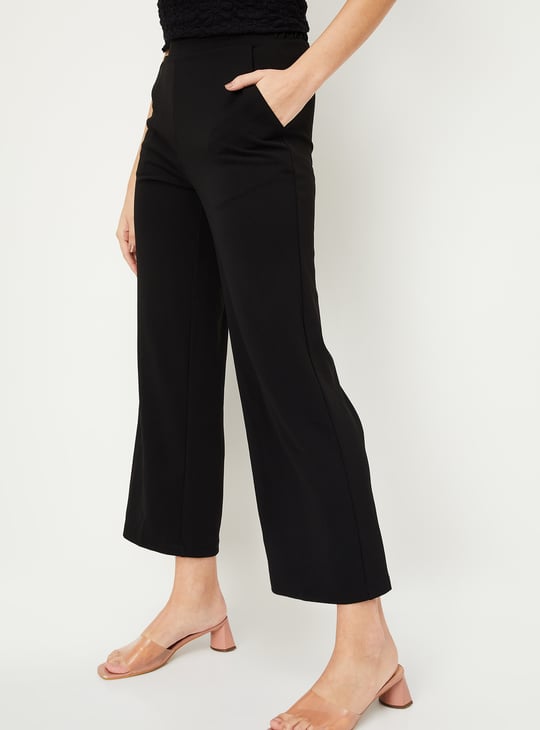 Women Knitted Flared Pants