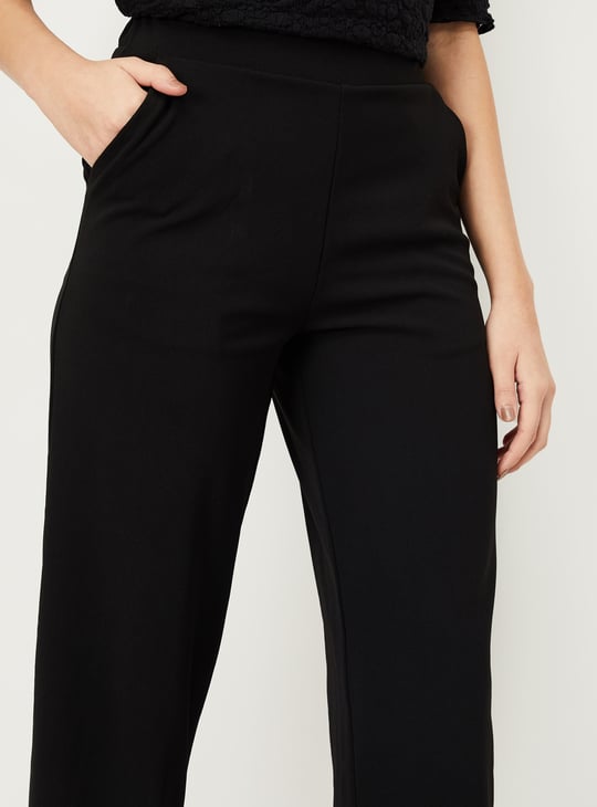 Women Knitted Flared Pants