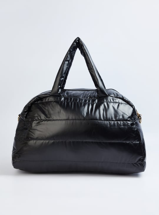 Women Solid Duffle Bag