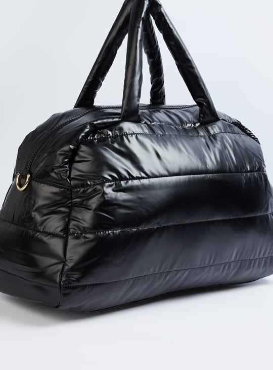 Women Solid Duffle Bag