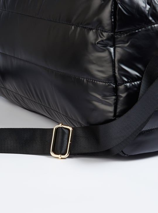 Women Solid Duffle Bag