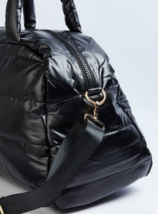 Women Solid Duffle Bag