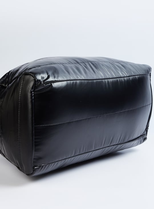 Women Solid Duffle Bag