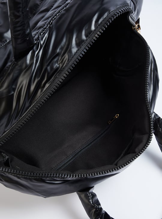 Women Solid Duffle Bag