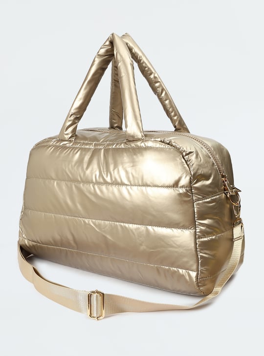 Women Metallic Duffle Bag