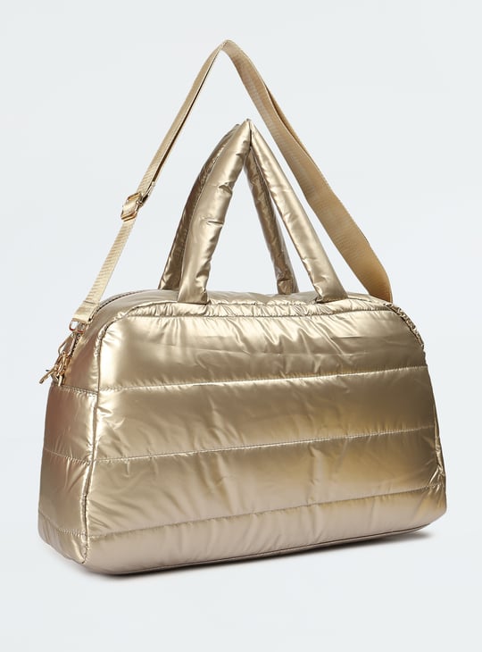 Women Metallic Duffle Bag