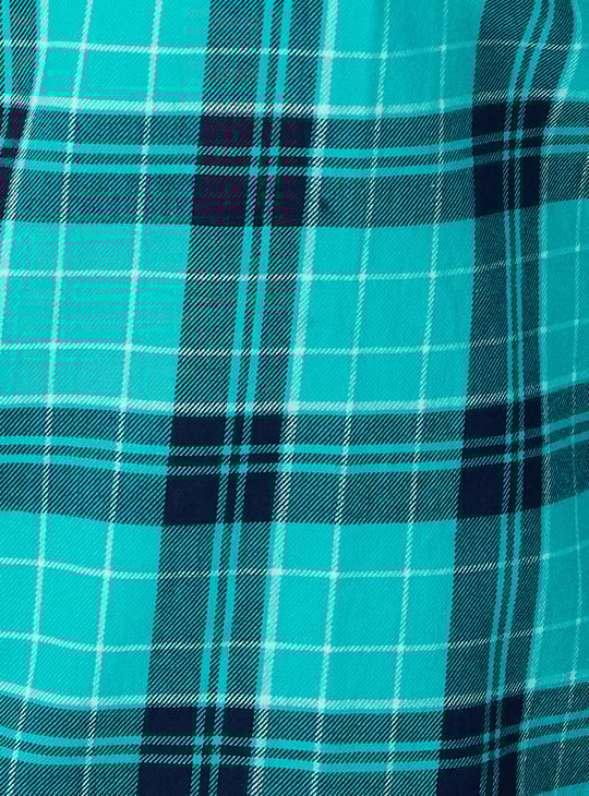 Women Checked Yarn Dyed Shirt