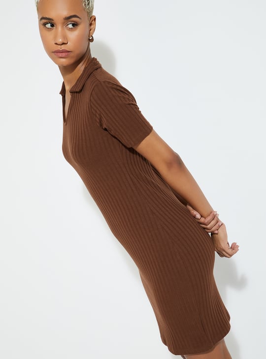 URB_N Women Ribbed Bodycon Dress