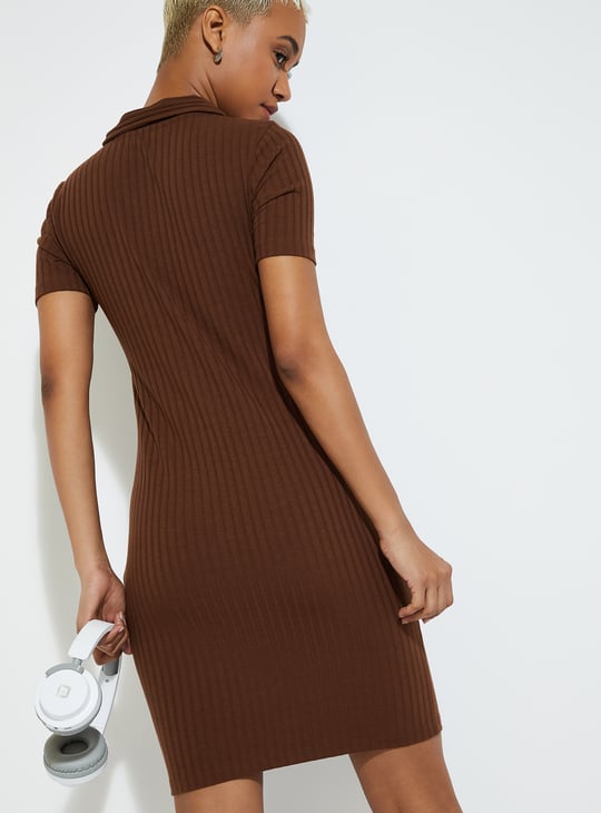 URB_N Women Ribbed Bodycon Dress