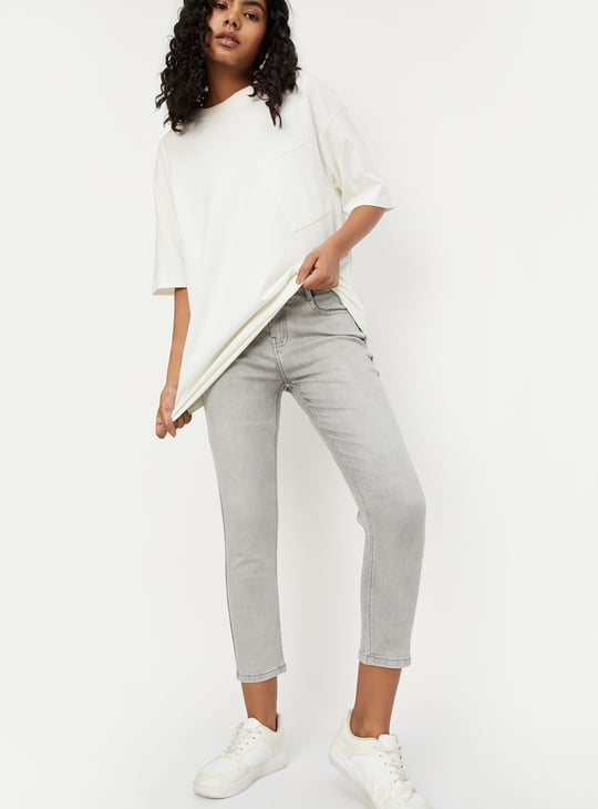 Women Washed Skinny Fit Jeans