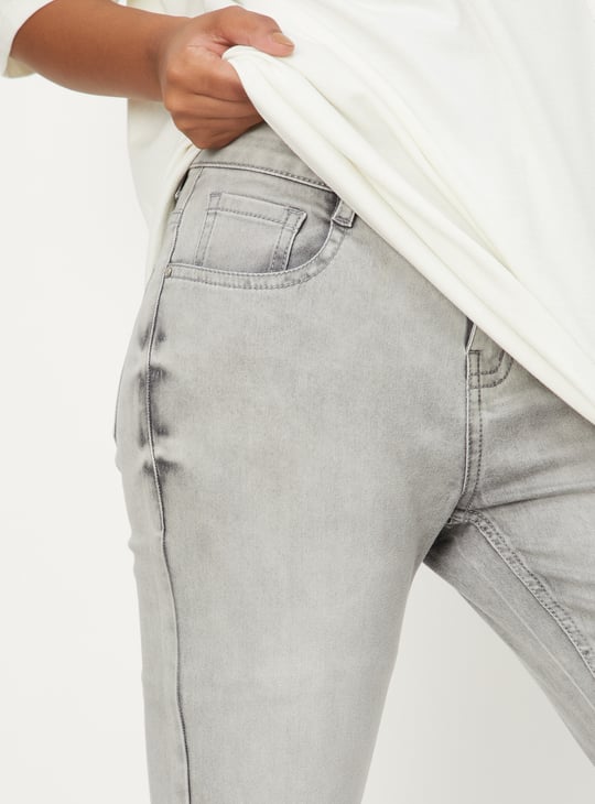 Women Washed Skinny Fit Jeans