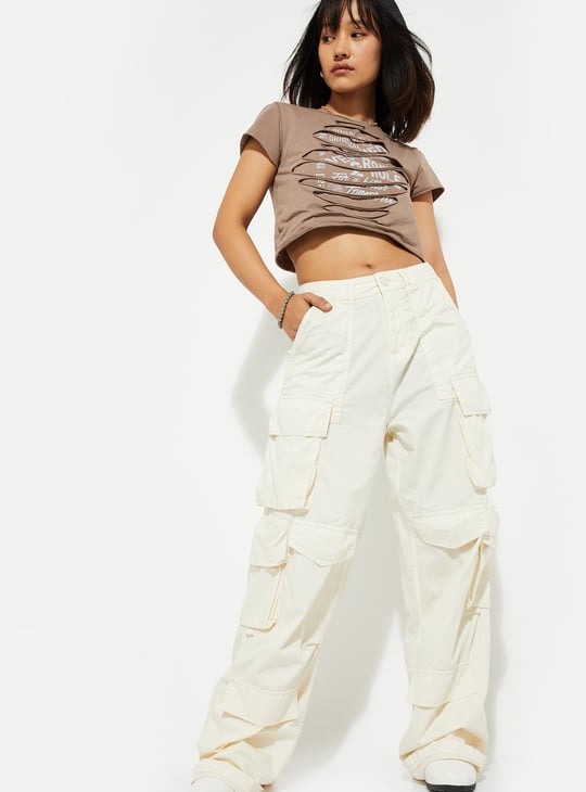ALAYA F x URB_N Women Practical Cargo Trousers