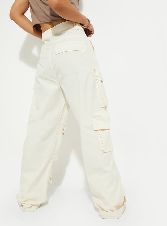 ALAYA F x URB_N Women Practical Cargo Trousers