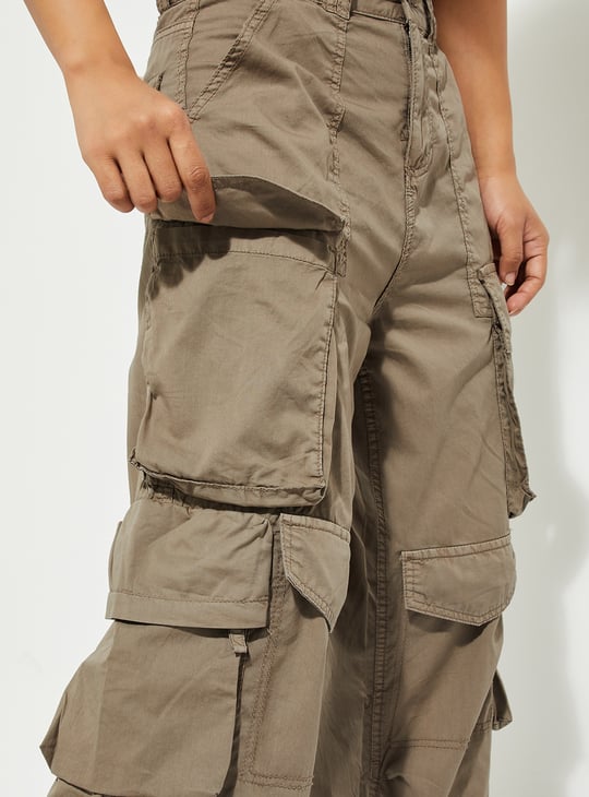ALAYA F x URB_N Women Practical Cargo Trousers