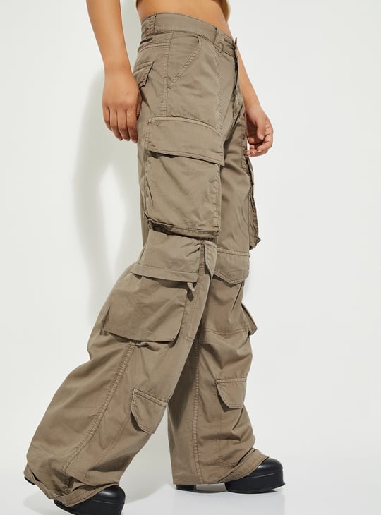 ALAYA F x URB_N Women Practical Cargo Trousers