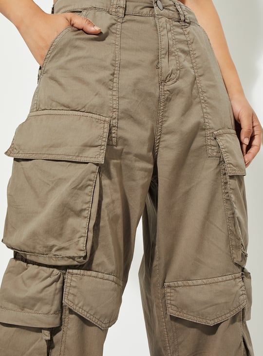 ALAYA F x URB_N Women Practical Cargo Trousers