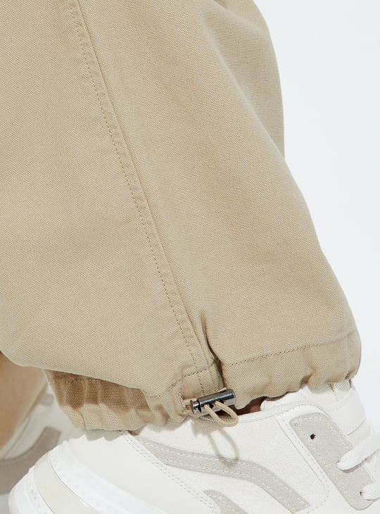 URB_N Women Solid Cargo Trousers