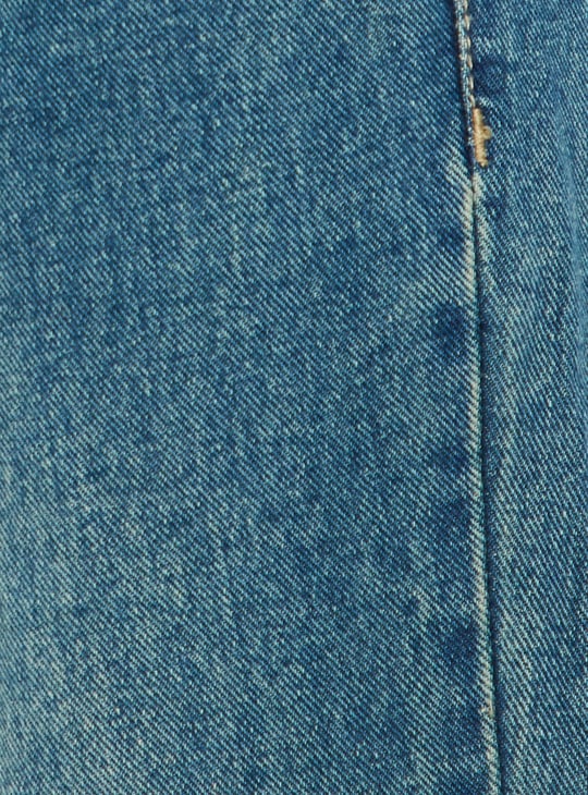 ALAYA F x URB_N Women Washed Wide-Leg Jeans