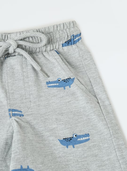 Boys Printed Shorts Set