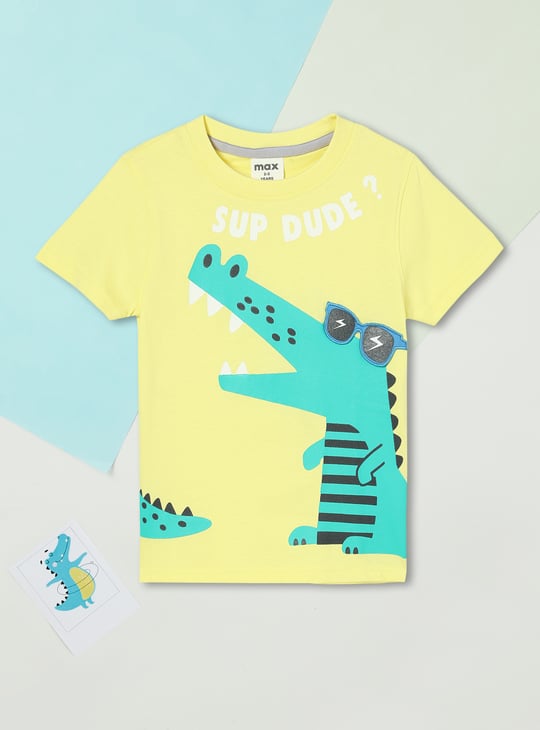 Boys Printed Shorts Set