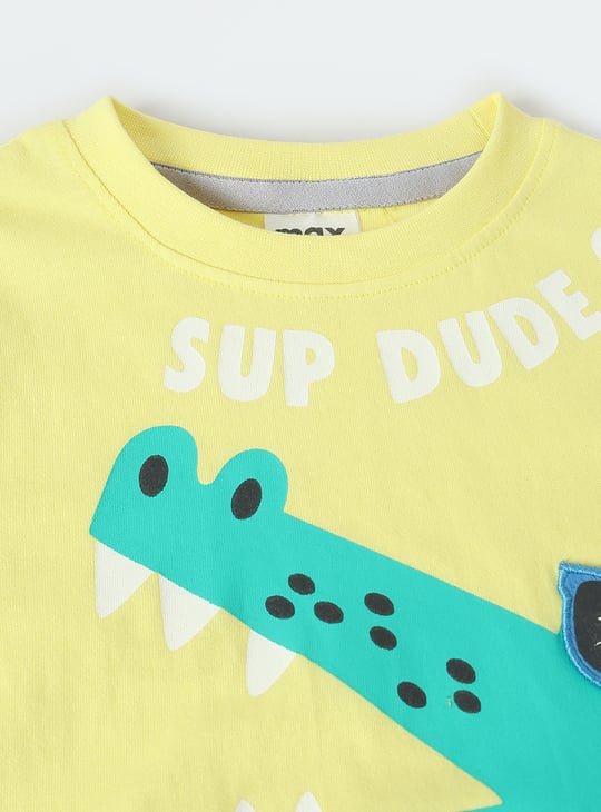 Boys Printed Shorts Set