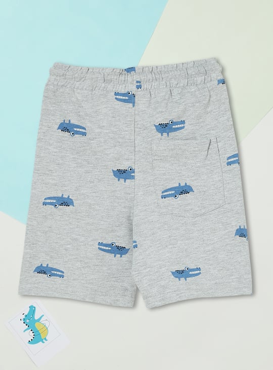Boys Printed Shorts Set